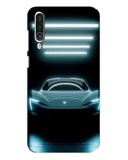 Чохол для Meizu 16xs з картинкою «Tesla в неоні»