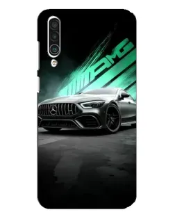 Чехол для Meizu 16xs с картинкой «Темный Mercedes AMG»
