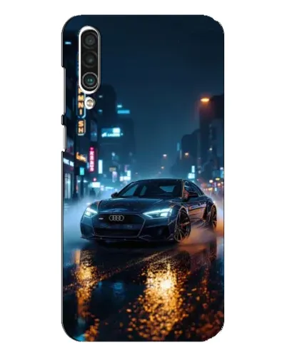 Чехол для Meizu 16xs с картинкой «Ночной город и Audi» Чехол для Meizu 16xs с картинкой «Ночной город и Audi»