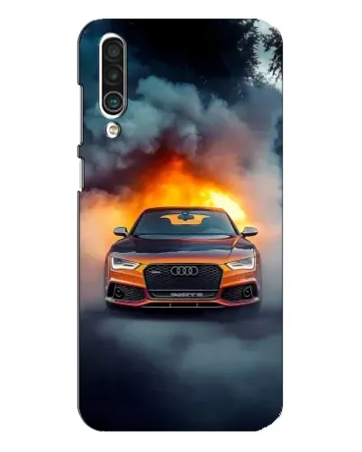 Чехол для Meizu 16xs с картинкой «Audi в огненном дыму» Чехол для Meizu 16xs с картинкой «Audi в огненном дыму»