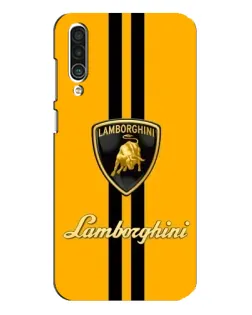 Чохол для Meizu 16xs з картинкою «Lamborghini Stripe жовтий»