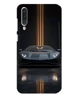 Чохол для Meizu 16xs з картинкою «Lamborghini золоті лінії»