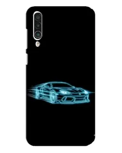Чохол для Meizu 16xs з картинкою «Неоновий контур Lamborghini»