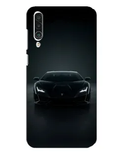 Чохол для Meizu 16xs з картинкою «Чорний Lamborghini Aventador»
