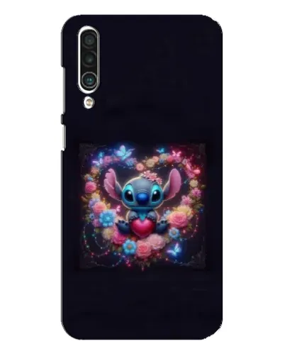 Чехол для Meizu 16xs с картинкой «Stitch в цветах»
