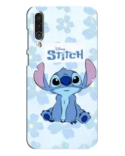 Чехол для Meizu 16xs с картинкой «Stitch среди цветов»