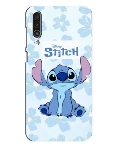 Чехол для Meizu 16xs с картинкой «Stitch среди цветов»