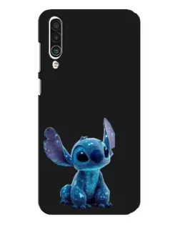 Чехол для Meizu 16xs с картинкой «Стич на черном»