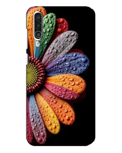 Чехол для Meizu 16xs с картинкой «Радужный цветок»