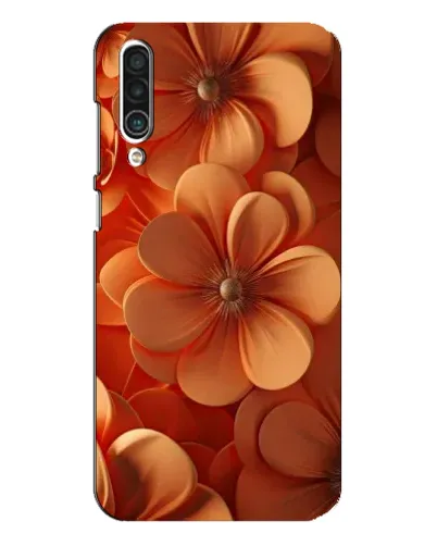 Чехол для Meizu 16xs с картинкой «Оранжевый макро цветок»