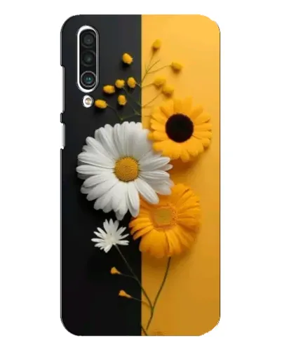 Чехол для Meizu 16xs с картинкой «Подсолнух и ромашка»