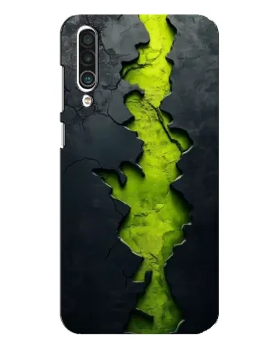 Чехол для Meizu 16xs с картинкой «Салатовый разлом скалы»