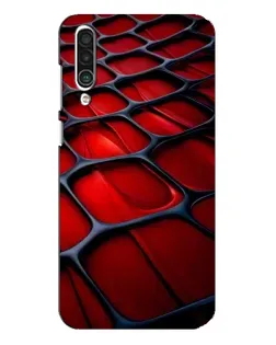 Чехол для Meizu 16xs с картинкой «Красная глянцевая сетка»