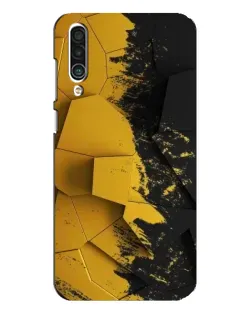 Чехол для Meizu 16xs с картинкой «Золотые осколки геометрии»