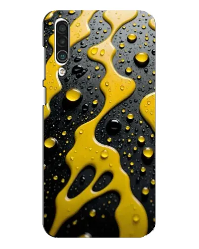 Чехол для Meizu 16xs с картинкой «Жидкое желтое золото»