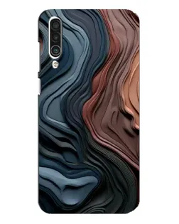 Чехол для Meizu 16xs с картинкой «Цветные волны каньона»