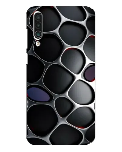 Чехол для Meizu 16xs с картинкой «Объемная темная решетка»