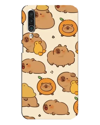 Чехол для Meizu 16xs с картинкой «Капибары с апельсинами»