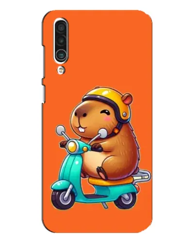 Чехол для Meizu 16xs с картинкой «Капибара на скутере»