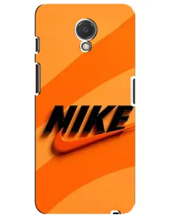 Чехол для Meizu M6s с картинкой «Оранжевый драйв Nike»