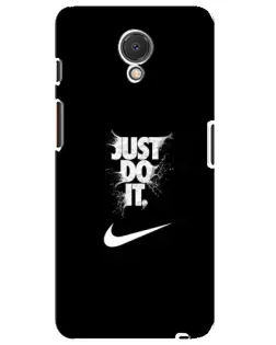 Чехол для Meizu M6s с картинкой «Текстовый принт Nike»