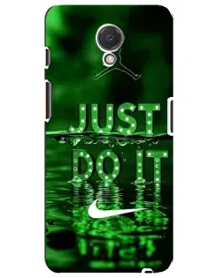 Чехол для Meizu M6s с картинкой «Зеленый неоновый Nike»