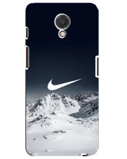 Чехол для Meizu M6s с картинкой «Nike — зимние горы»