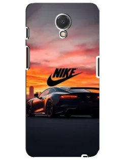 Чехол для Meizu M6s с картинкой «Nike и суперкар»