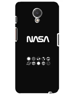 Чехол для Meizu M6s с картинкой «NASA — технический принт» Чехол для Meizu M6s с картинкой «NASA — технический принт»