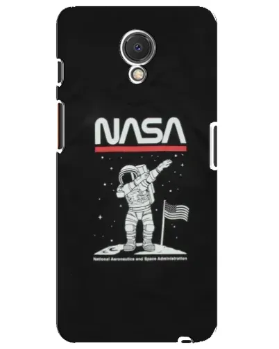 Чехол для Meizu M6s с картинкой «NASA — шагаем по Луне» Чехол для Meizu M6s с картинкой «NASA — шагаем по Луне»