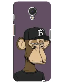 Чехол для Meizu M6s с картинкой «Bored Ape в кепке»
