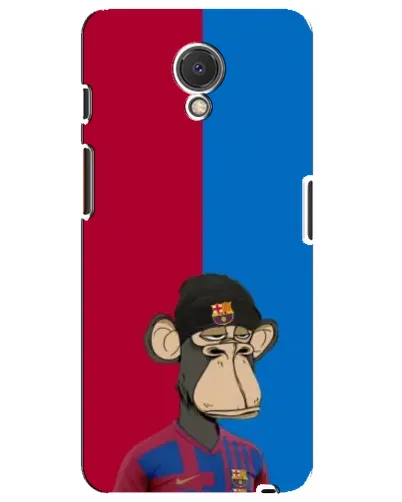 Чехол для Meizu M6s с картинкой «Bored Ape — фанат Барсы»