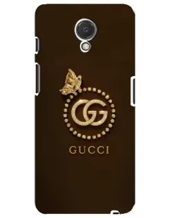 Чехол для Meizu M6s с картинкой «Gucci — золотая бабочка»