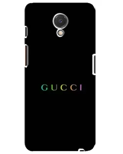 Чехол для Meizu M6s с картинкой «Gucci — неоновый минимализм»
