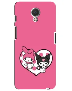 Чехол для Meizu M6s с картинкой «Kuromi и My Melody» Чехол для Meizu M6s с картинкой «Kuromi и My Melody»
