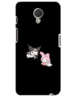 Чехол для Meizu M6s с картинкой «My Melody и Kuromi» Чехол для Meizu M6s с картинкой «My Melody и Kuromi»