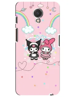 Чехол для Meizu M6s с картинкой «My Melody и Kuromi» Чехол для Meizu M6s с картинкой «My Melody и Kuromi»