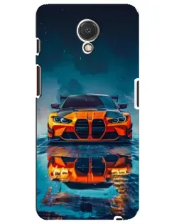 Чехол для Meizu M6s с картинкой «BMW — золотая эмблема»