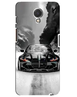 Чехол для Meizu M6s с картинкой «BMW — акварельный дрифт»
