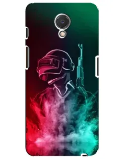Чехол для Meizu M6s с картинкой «PUBG — огненный воин» Чехол для Meizu M6s с картинкой «PUBG — огненный воин»