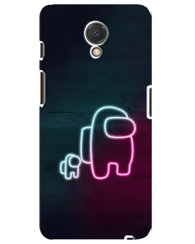 Чехол для Meizu M6s с картинкой «Among Us неон-арт» Чехол для Meizu M6s с картинкой «Among Us неон-арт»