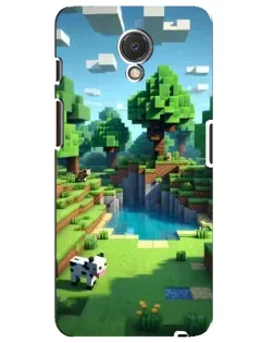 Чохол для Meizu M6s з картинкою «Minecraft літній день»