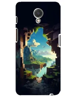 Чохол для Meizu M6s з картинкою «Вид з печери»