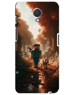 Чохол для Meizu M6s з картинкою «Стів у лісі»