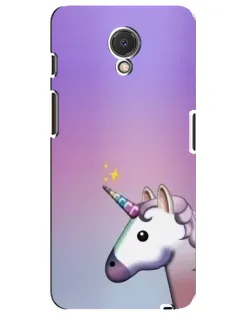 Чехол для Meizu M6s с картинкой «Единорог градиент» Чехол для Meizu M6s с картинкой «Единорог градиент»
