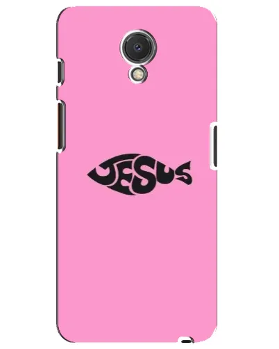 Чехол для Meizu M6s с картинкой «Розовый символ Jesus» Чехол для Meizu M6s с картинкой «Розовый символ Jesus»