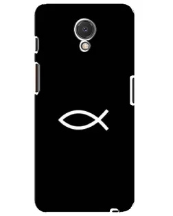 Чехол для Meizu M6s с картинкой «Символ рыбы Jesus» Чехол для Meizu M6s с картинкой «Символ рыбы Jesus»
