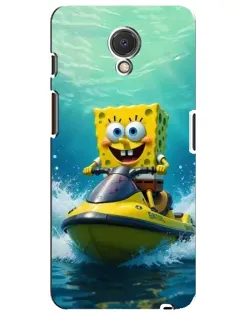 Чохол для Meizu M6s з картинкою «Спанч Боб на гідроциклі» Чохол для Meizu M6s з картинкою «Спанч Боб на гідроциклі»