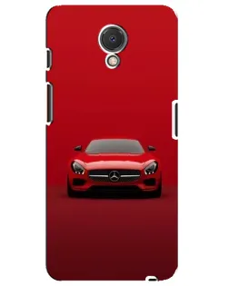 Чехол для Meizu M6s с картинкой «Красный Mercedes AMG»