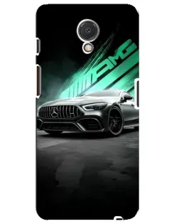 Чехол для Meizu M6s с картинкой «Темный Mercedes AMG»